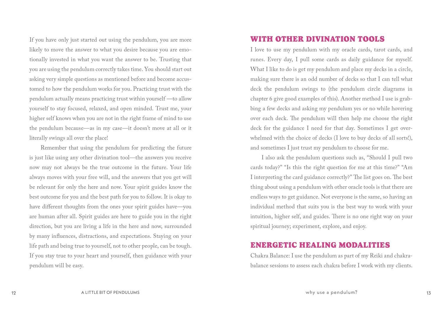 A Little Bit of Pendulums Book | Beginner Pendulum Divination Guide | Dani Bryant Hardcover Spiritual Book