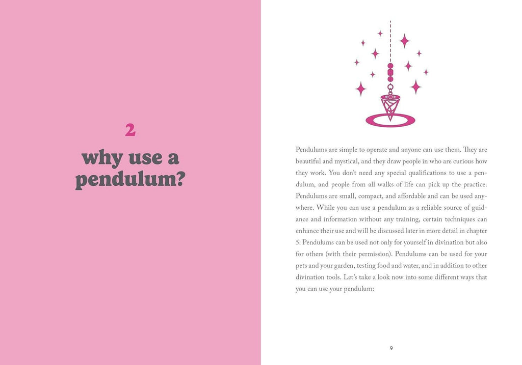 A Little Bit of Pendulums Book | Beginner Pendulum Divination Guide | Dani Bryant Hardcover Spiritual Book