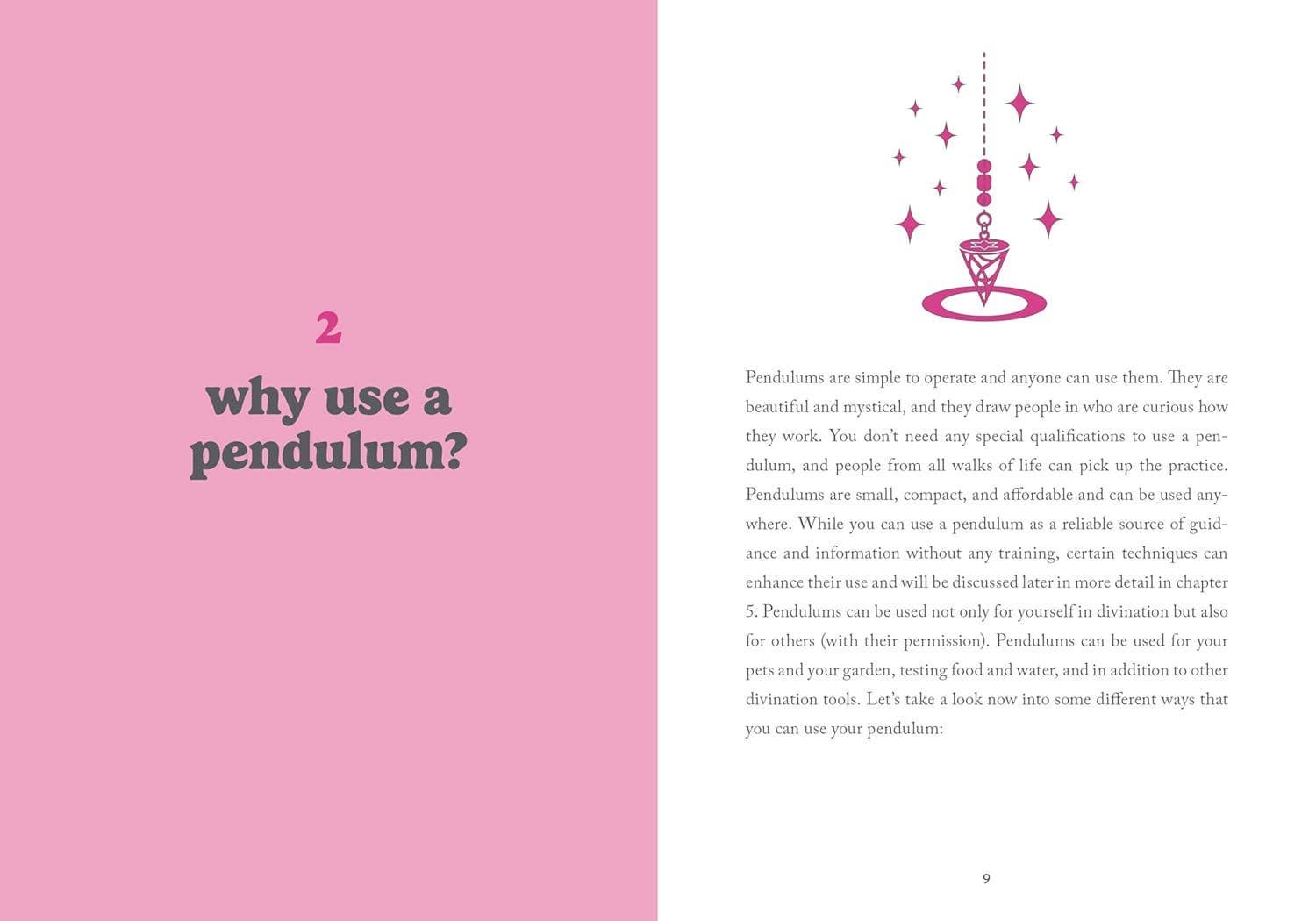 A Little Bit of Pendulums Book | Beginner Pendulum Divination Guide | Dani Bryant Hardcover Spiritual Book