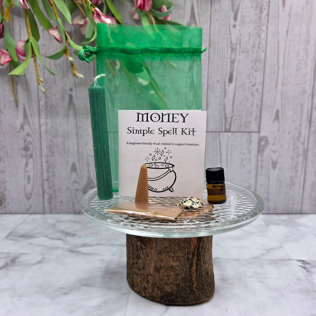 Money Simple Spell Kit – Beginner Prosperity & Abundance Ritual Kit