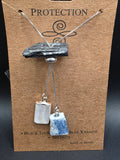 Triple Stone Protection Necklace