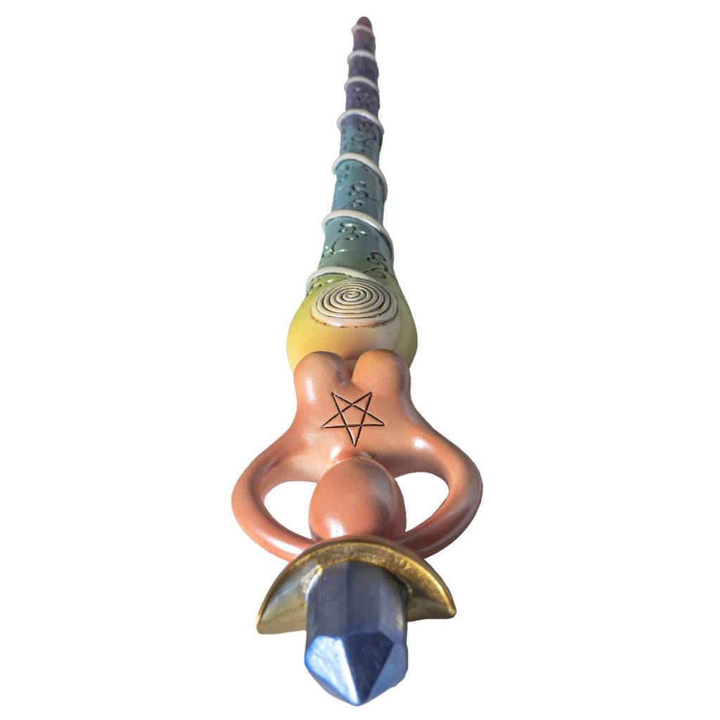 Spiral Goddess Mystical Magic Wand – Large