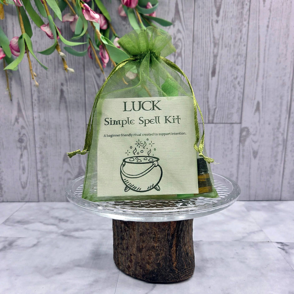 Luck Simple Spell Kit – Beginner Witchcraft Kit for Prosperity, Manifestation & Intention Rituals
