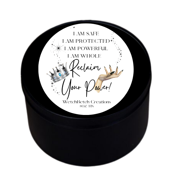 Reclaim Your Power Ritual Candle | Energy Reclamation & Personal Sovereignty Spell Candle