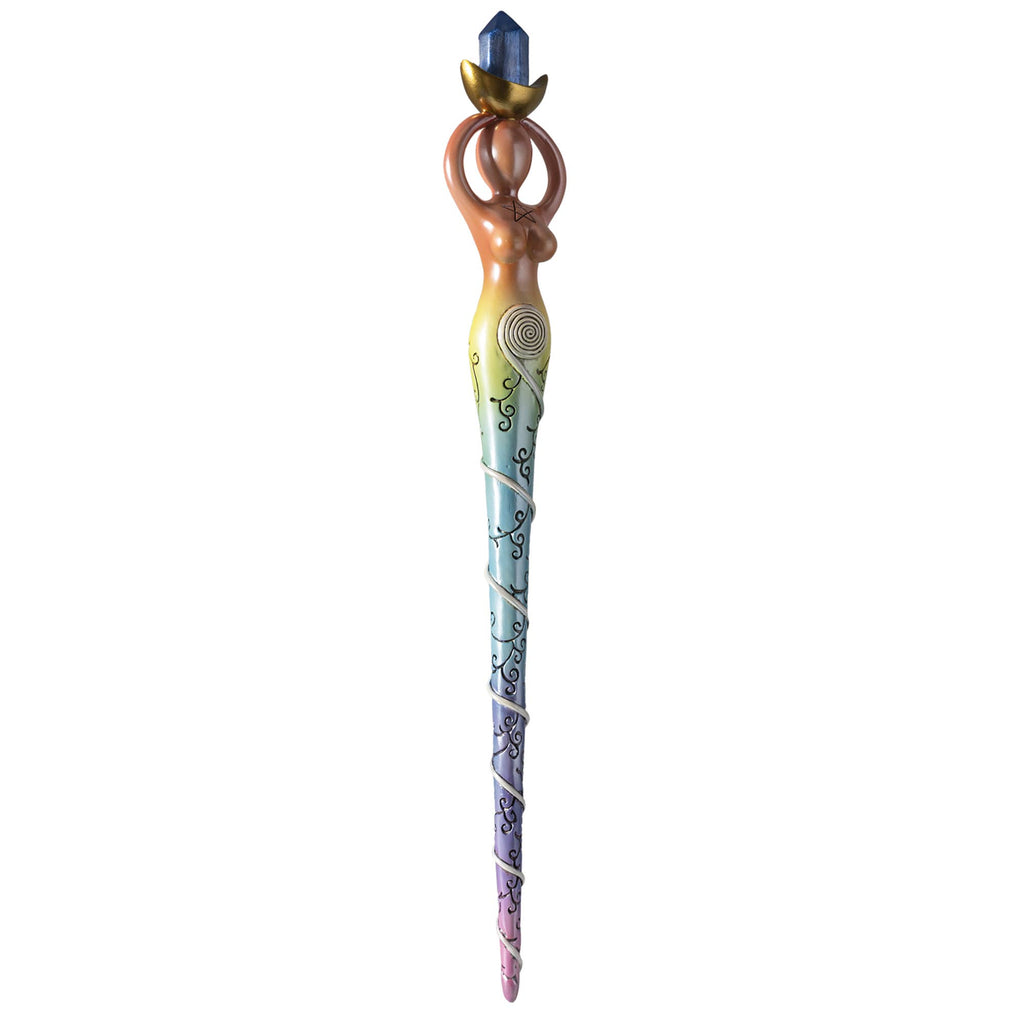 Spiral Goddess Mystical Magic Wand – Large