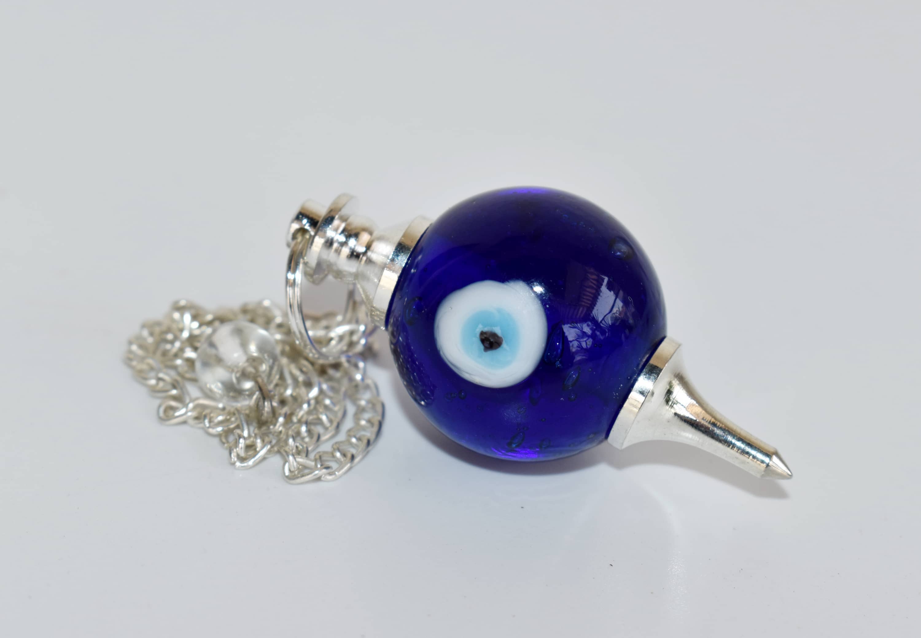 Evil Eye Crystal Pendulum – Protection & Intuitive Guidance Tool