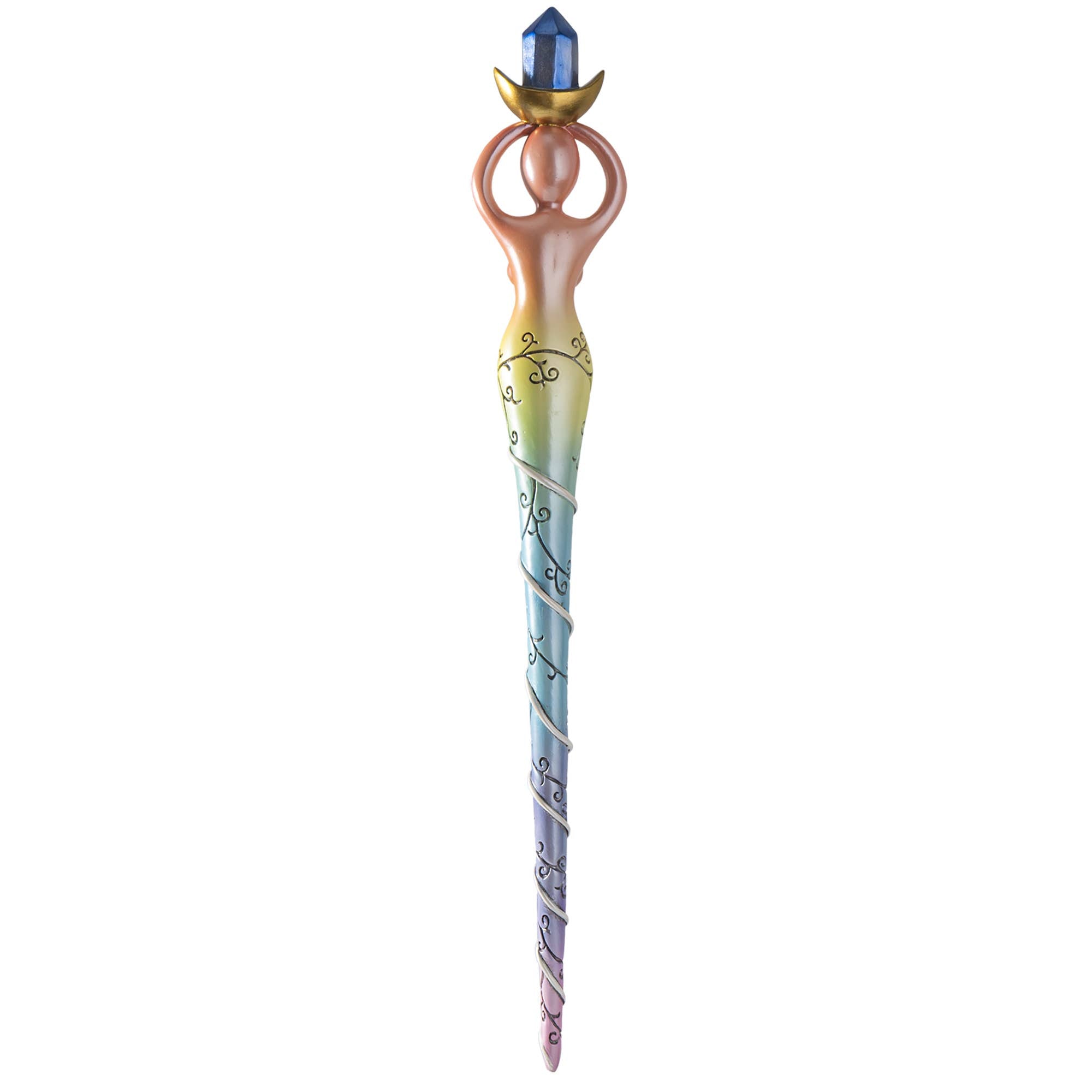 Spiral Goddess Mystical Magic Wand – Large