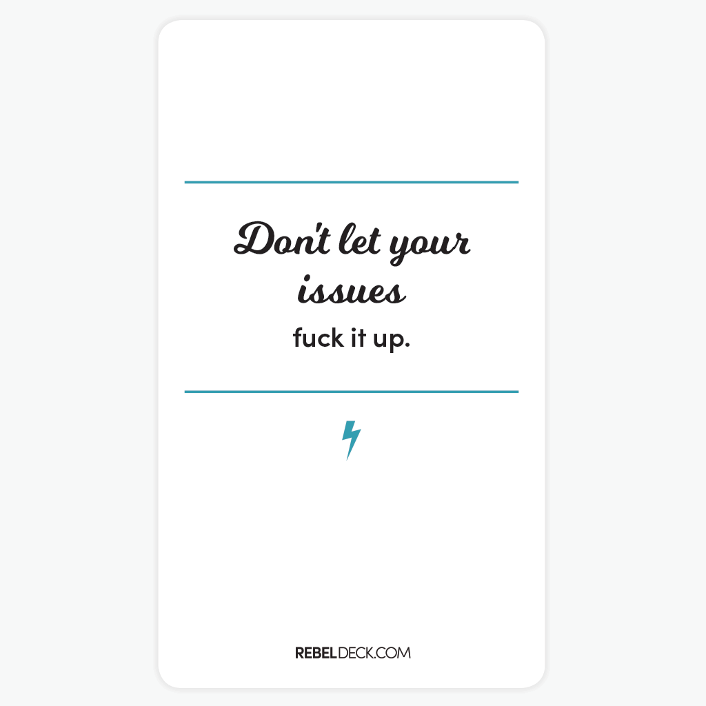 Rebel Deck Oracle Cards | Bold & Honest Daily Guidance Deck | 60-Card Straight-Talking Oracle Set