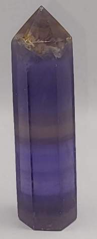 Amethyst Natural Crystal Tower - Polished Point Generator - Calm & Clarity Stone