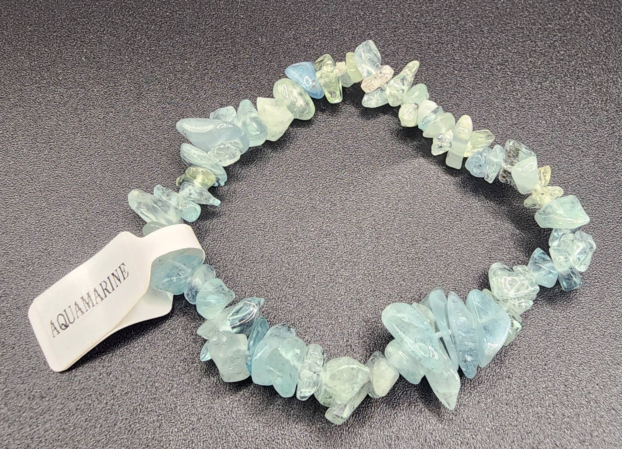 Aquamarine Chip Bracelet | Calm Communication, Peace