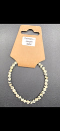Dalmatian Jasper Crystal Bracelet – Natural Stone Bead Bracelet