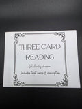 3 card Tarot Reading Envelopes