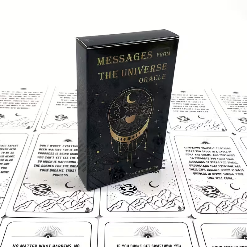 Messages from the Universe Oracle Cards | Cosmic Moon Oracle Deck | Spiritual Guidance Cards | Celestial Divination Deck