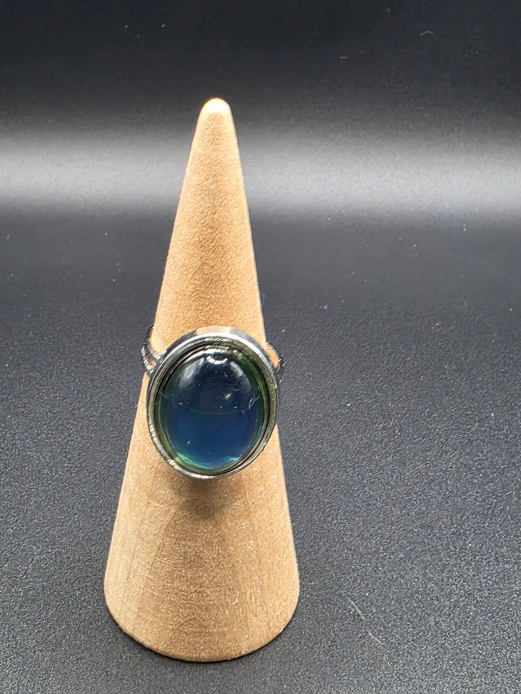 Color-Changing Mood Rings – Silver Adjustable Emotion Rings