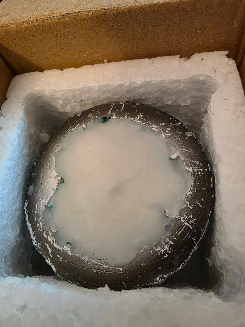Crystal Cave Candle | Vanilla Scented Geode Candle | Crystal Inspired Home Decor