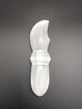 Selenite Ritual Knife – Decorative Carved Crystal Tool