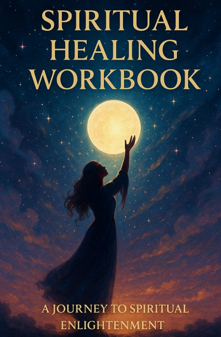 Spiritual Healing Workbook | Shadow Work, Moon, Gratitude & Astrology Journal Printable Digital Download