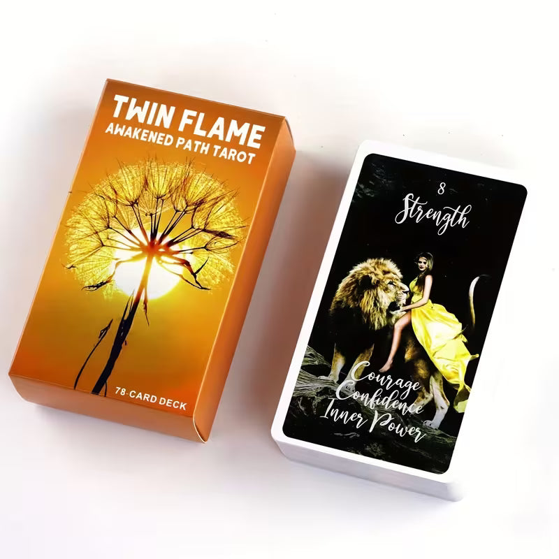 Twin Flame Awakened Path Tarot Deck | 78 Card Tarot Deck | Love & Connection Guidance Cards | Spiritual Tarot DeckI r
