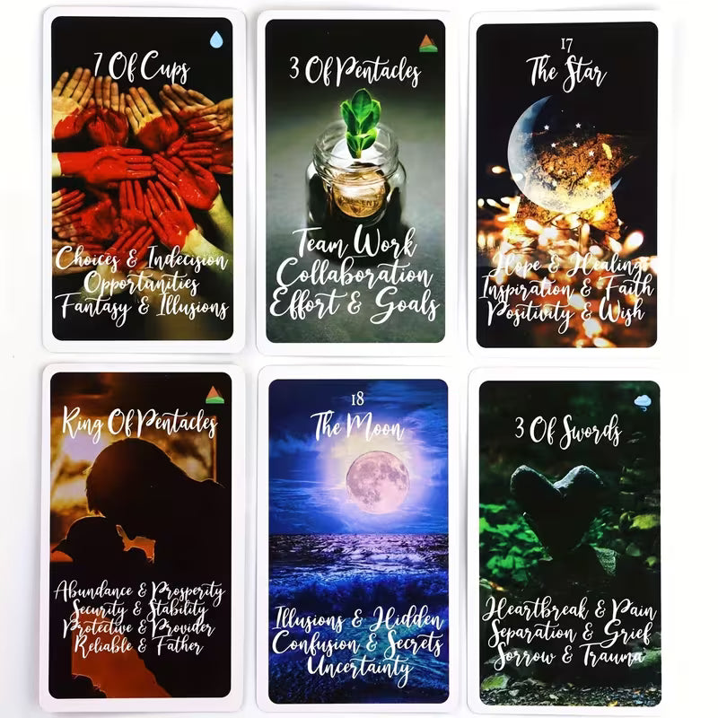 Twin Flame Awakened Path Tarot Deck | 78 Card Tarot Deck | Love & Connection Guidance Cards | Spiritual Tarot DeckI r