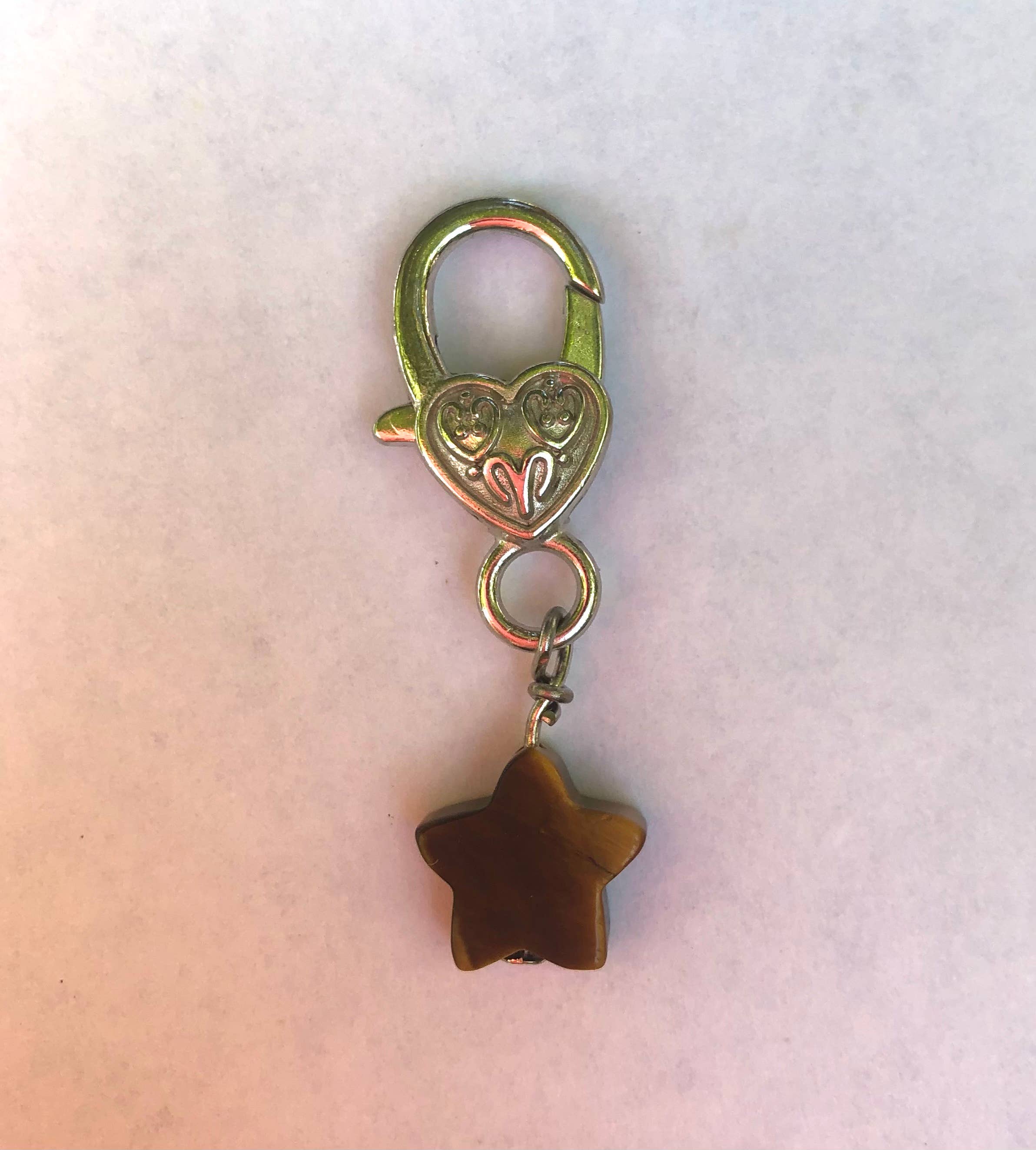 Crystal Pet Love - Tiger's Eye Star Pet Pendant for Holistic Crystal Support
