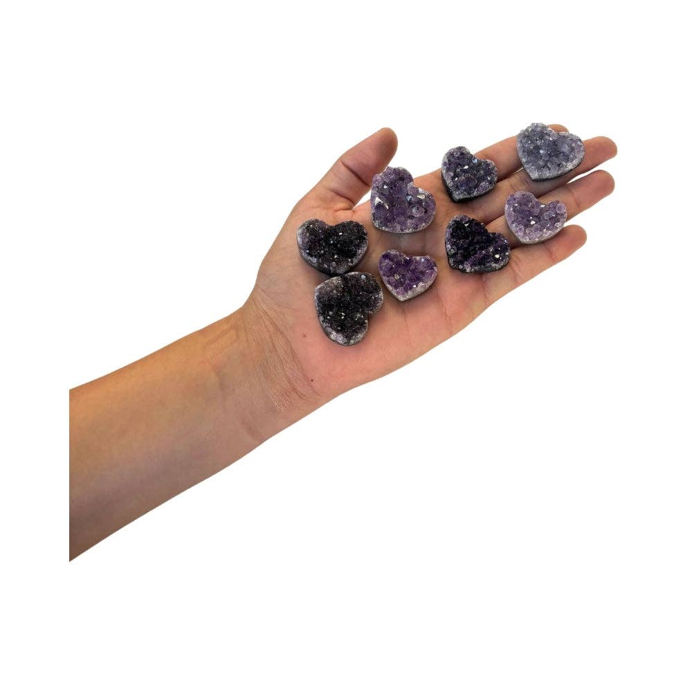 Heart Geode - Amethyst