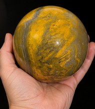 Bumblebee Jasper Sphere – "Solaris" | One-of-a-Kind Collector Crystal