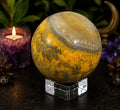 Bumblebee Jasper Sphere – "Solaris" | One-of-a-Kind Collector Crystal