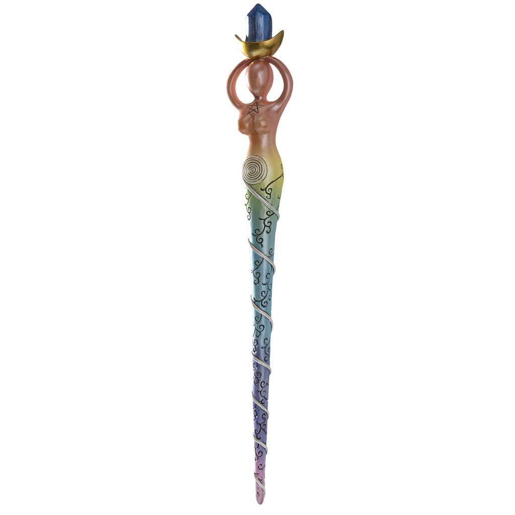 Spiral Goddess Mystical Magic Wand – Large