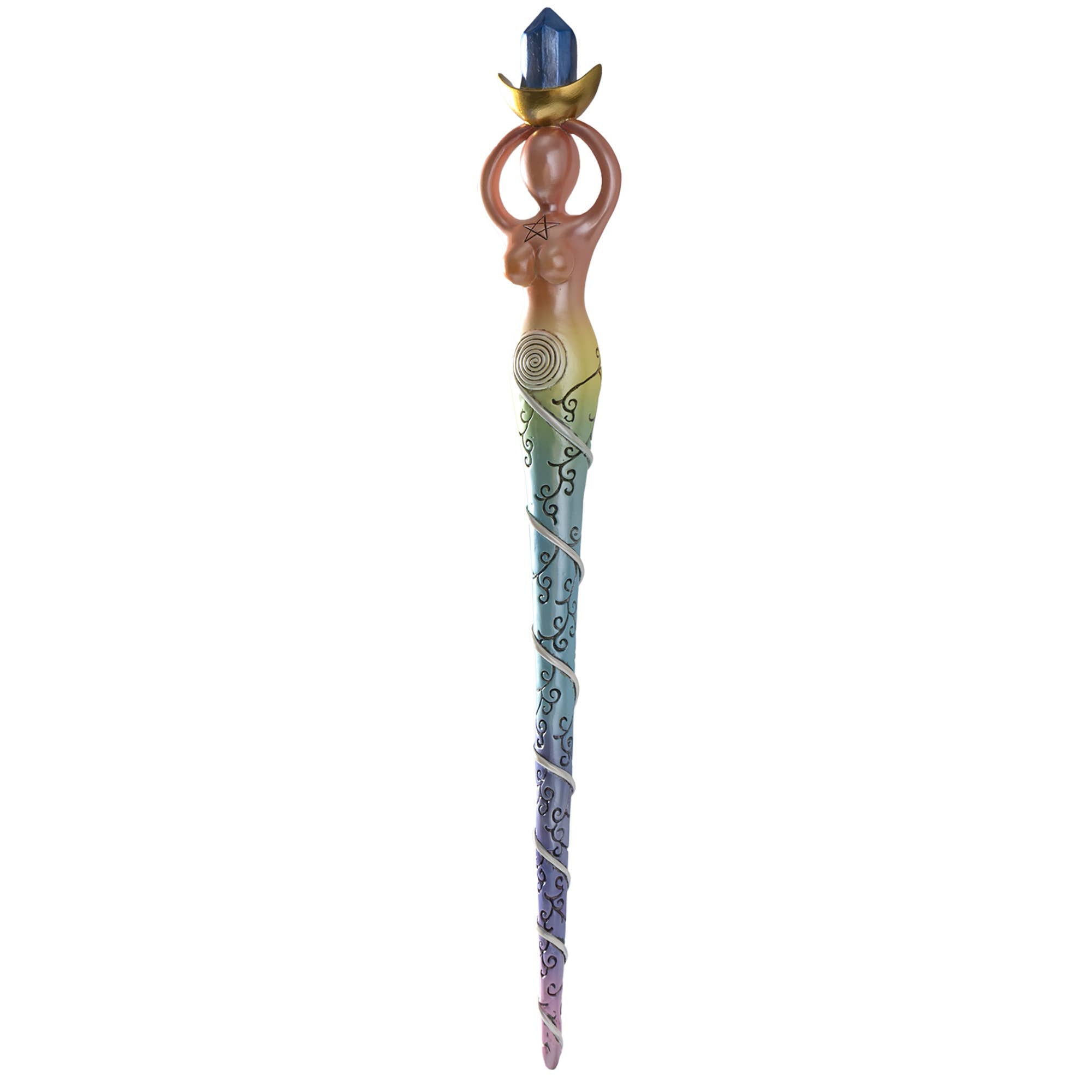 Spiral Goddess Mystical Magic Wand – Large