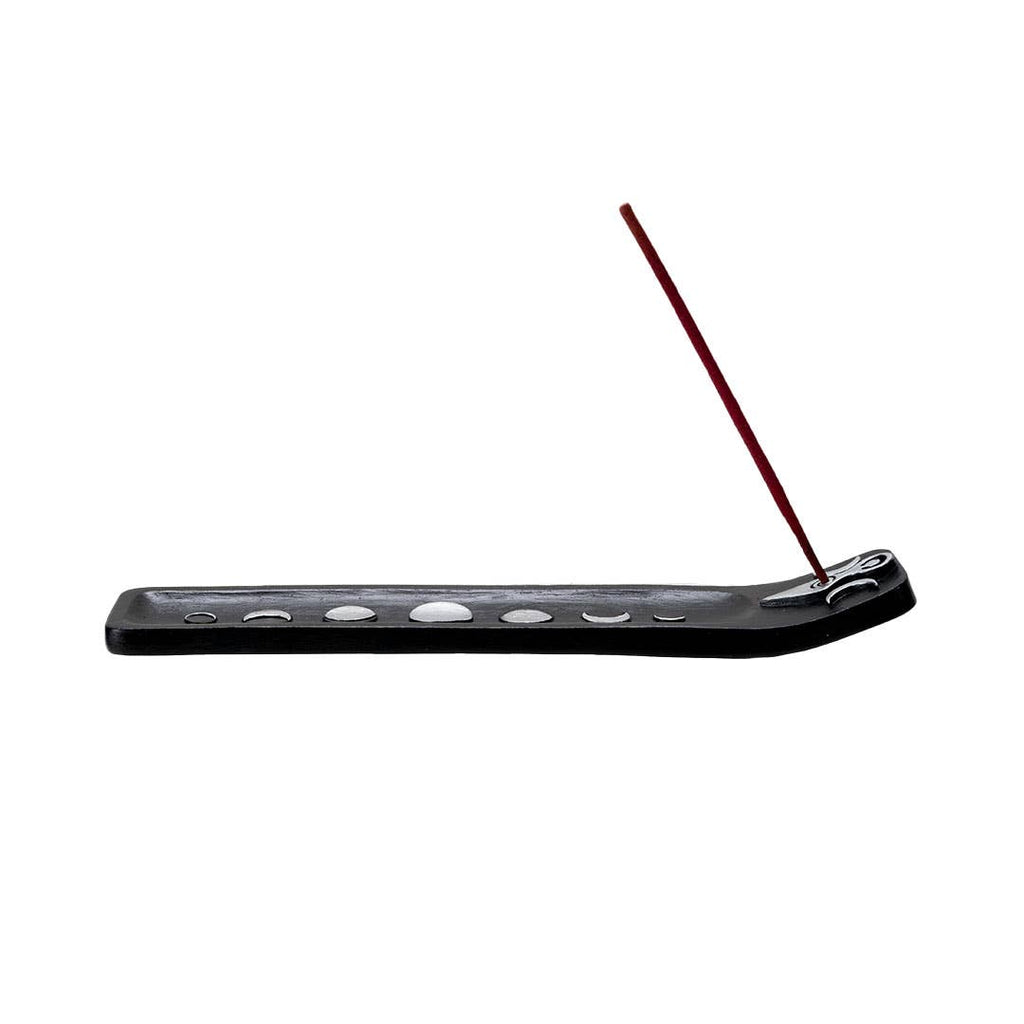 Moon Phase Incense Burner | Triple Moon Altar Incense Holder
