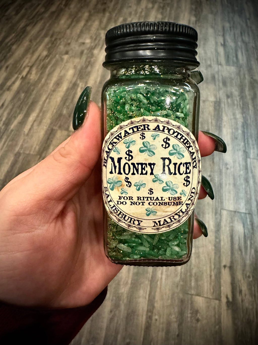 Money Rice Ritual Blend – Prosperity & Abundance Spell Ingredient Jar