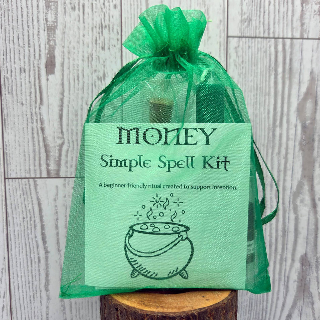 Money Simple Spell Kit – Beginner Prosperity & Abundance Ritual Kit
