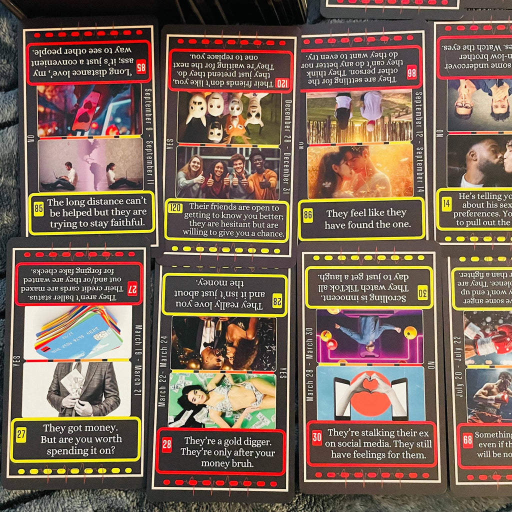 Lie Detector Oracle Deck | Truth or Lie Tarot Cards | 120-Card Intuitive Guidance Deck with Upright & Reversal Meanings
