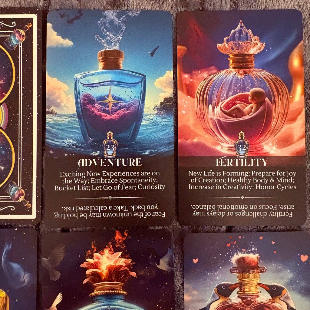 Manifestation Messages in a Bottle Oracle Deck | 40-Card Intuitive Manifestation & Guidance Deck