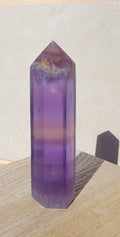 Amethyst Natural Crystal Tower - Polished Point Generator - Calm & Clarity Stone