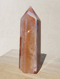Peach Moonstone Crystal Tower Polished Point Natural Stone Decor